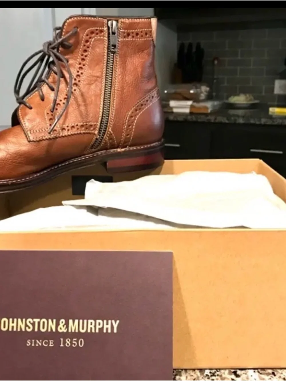 Johnston & Murphy premium leather